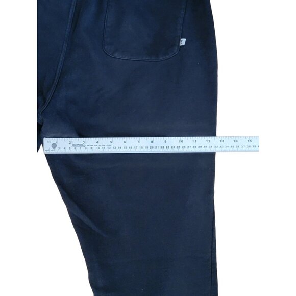 Play Cloths Joggers Black & White Logo Drawstring Zip Leg - Picture 7 of 9